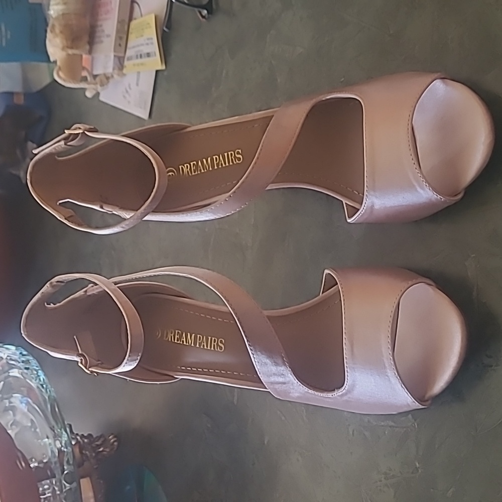 Dream Paris Open Toe Heels